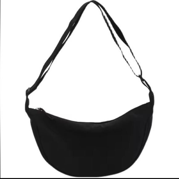 Crossbody Bag Hobo Sling Crescent Bag for Women Black Travel Bag - Picture 7 of 8